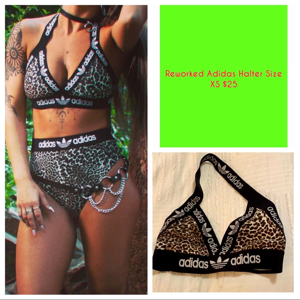 Reworked Adidas Halter Top XS